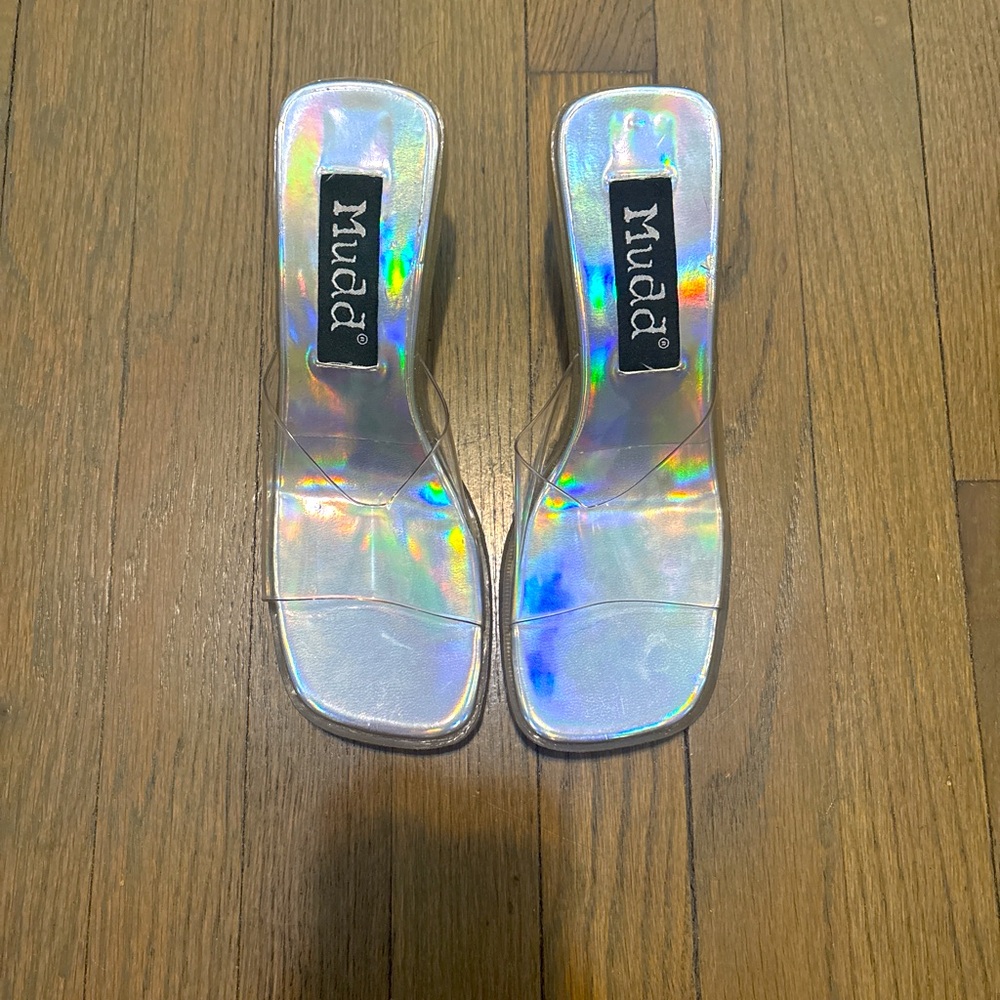 Monochrome Clear Heels